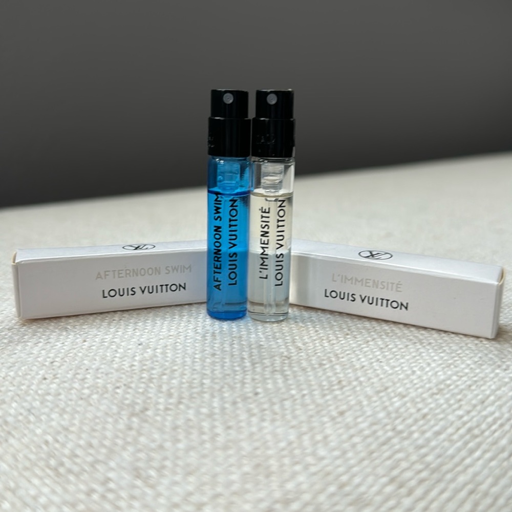 Louis Vuitton Eau de Parfum Afternoon Swim / L’immensite Set Authentic